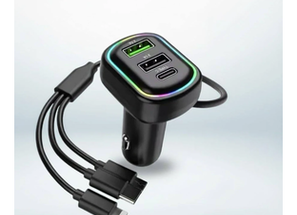 MAXXOX 48W Car Power 16 Fast Car Charger with Dual Output, 48 Watts Total Fast Charging, Adapter