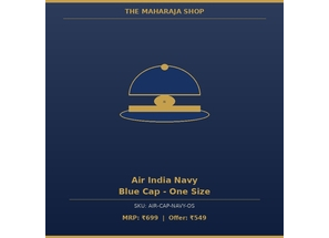 Air India Navy Blue Cap - One Size