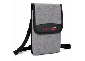 Air India Travel Utility Pouch with sling strap, Mobile holder cum wallet