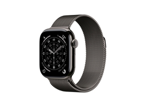 Apple Watch Series 11 GPS + Cellular 46mm Slate Titanium Case with Slate Milanese Loop - M/L