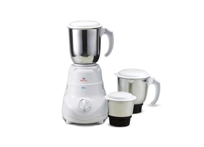 Bajaj Bravo 500W Mixer Grinder with 3 Jars White
