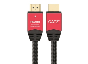 Catz Rugged HDMI Cable Black 5M with Gold-plated Connectors