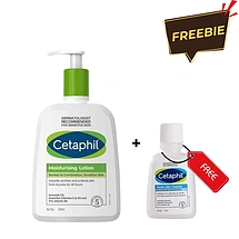 Cetaphil Moisturising Lotion for Face & Body - 500 ml + Get FREE 25ml cleanser