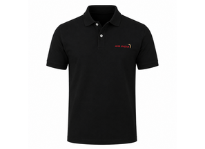 Men Polo Collar T-Shirts Test Black