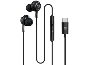 Portronics Conch Sigma Type-C in Ear Wired Earphones - Black