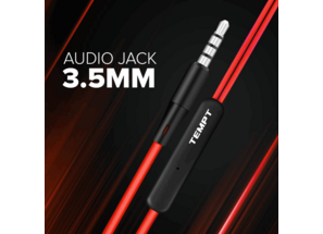 Zoom X1 Wired Earphone-Red