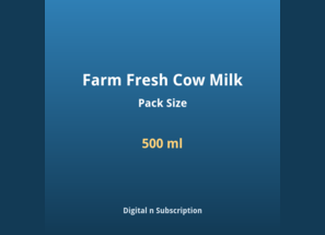 Farm Fresh Cow Milk - 500 ml