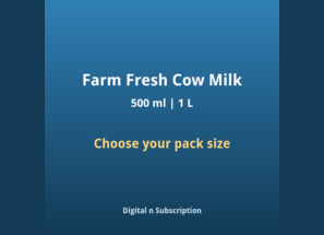 Farm Fresh Cow Milk