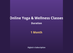 Online Yoga & Wellness Classes - 1 Month