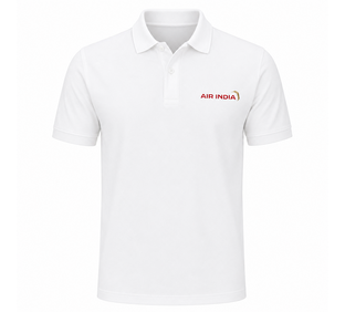 Men Polo Collar T-Shirts Test White S