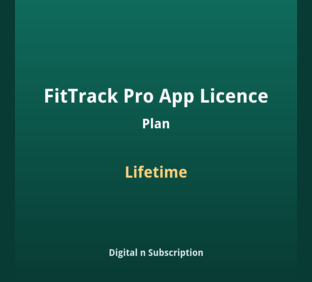 FitTrack Pro App Licence - Lifetime
