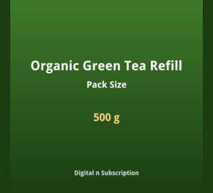 Organic Green Tea Refill - 500 g